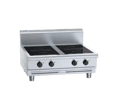 Waldorf 800 Series IN8400R5-B - 900mm Electric Induction Cooktop Low Back Version - Bench Model