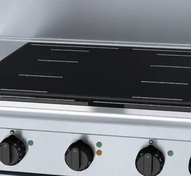 Waldorf 800 Series IN8410ECF - 900mm Induction Range Convection Oven