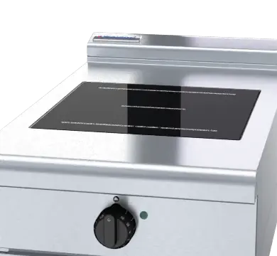 Waldorf 800 Series INL8100R3-LS - 450mm Electric Induction Cooktop Low Back Version - Leg Stand