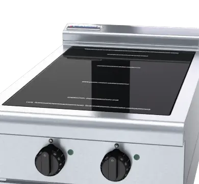 Waldorf 800 Series INL8200F-B - 450mm Electric Induction Cooktop Low Back Version - Bench Model