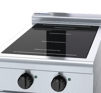 Waldorf 800 Series INL8200F-CB - 450mm Electric Induction Cooktop Low Back Version - Cabinet Base