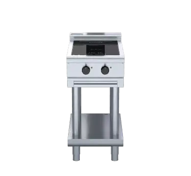 Waldorf 800 Series INL8200F-LS - 450mm Electric Induction Cooktop Low Back Version - Leg Stand