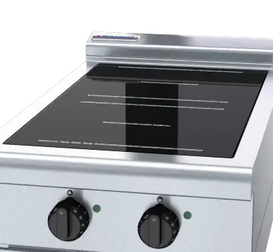 Waldorf 800 Series INL8200R3-B - 450mm Electric Induction Cooktop Low Back Version - Bench Model