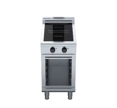 Waldorf 800 Series INL8200R3-CB - 450mm Electric Induction Cooktop Low Back Version - Cabinet Base