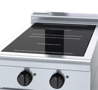 Waldorf 800 Series INL8200R3-CB - 450mm Electric Induction Cooktop Low Back Version - Cabinet Base