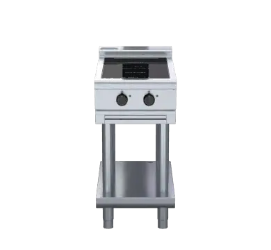 Waldorf 800 Series INL8200R5-LS - 450mm Electric Induction Cooktop Low Back Version - Leg Stand