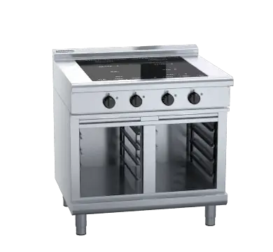 Waldorf 800 Series INL8400F-CB - 900mm Electric Induction Cooktop Low Back Version - Cabinet Base