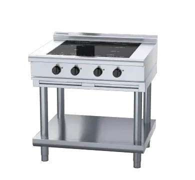 Waldorf 800 Series INL8400F-LS - 900mm Electric Induction Cooktop Low Back Version - Leg Stand