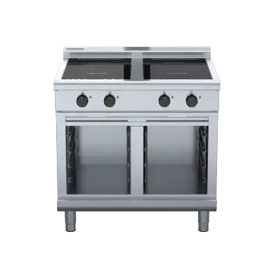 Waldorf 800 Series INL8400R3-CB - 900mm Electric Induction Cooktop Low Back Version - Cabinet Base