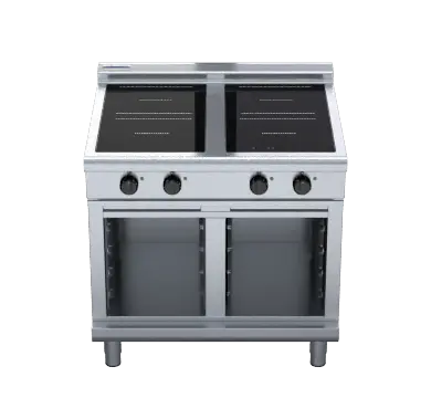 Waldorf 800 Series INL8400R3-CB - 900mm Electric Induction Cooktop Low Back Version - Cabinet Base