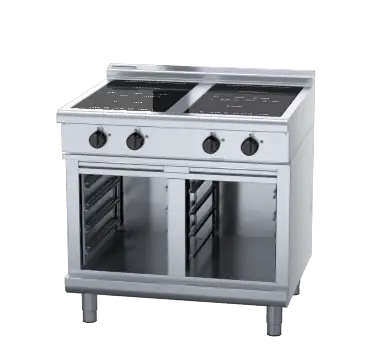 Waldorf 800 Series INL8400R5-CB - 900mm Electric Induction Cooktop Low Back Version - Cabinet Base