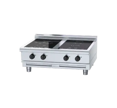 Waldorf 800 Series INL8400R5F-B- 900mm Electric Induction Cooktop Low Back Version - Bench Model