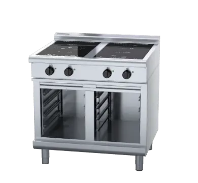 Waldorf 800 Series INL8400R5F-CB - 900mm Electric Induction Cooktop Low Back Version - Cabinet Base