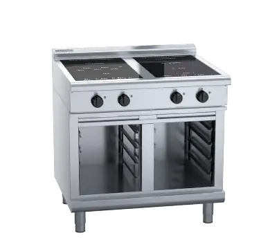 Waldorf 800 Series INL8400R5F-CB - 900mm Electric Induction Cooktop Low Back Version - Cabinet Base