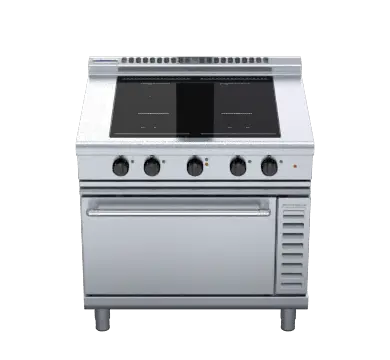 Waldorf 800 Series INL8410ECF - 900mm Induction Range Convection Oven Low Back Version