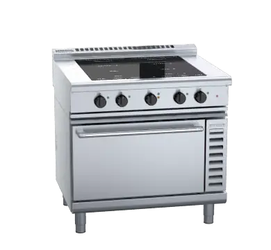 Waldorf 800 Series INL8410ECF - 900mm Induction Range Convection Oven Low Back Version