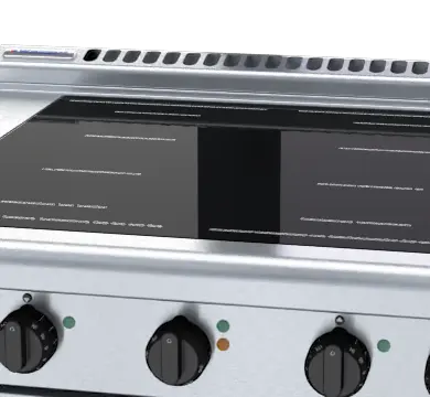 Waldorf 800 Series INL8410ECF - 900mm Induction Range Convection Oven Low Back Version