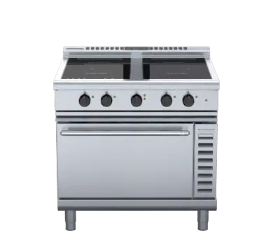 Waldorf 800 Series INL8410ECR3 - 900mm Induction Range Convection Oven Low Back Version
