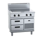 Waldorf 800 Series RN8104E-RB - 900mm Electric Solid Top - Refrigerated Base