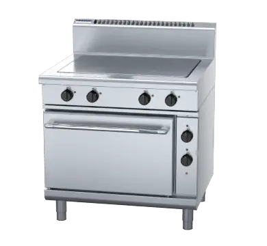 Waldorf 800 Series RN8114EC - 900mm Electric Solid Top Convection Oven Range