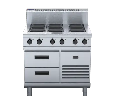 Waldorf 800 Series RN8600E-RB - 900mm Electric Cooktop Refrigerated Base