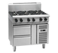 Waldorf 800 Series RN8600G-RB - 900mm Gas Cooktop Refrigerated Base
