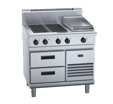 Waldorf 800 Series RN8603E-RB - 900mm Electric Cooktop Refrigerated Base