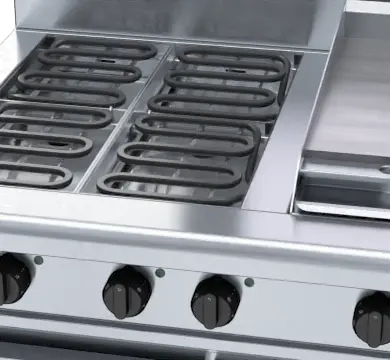Waldorf 800 Series RN8603E-RB - 900mm Electric Cooktop Refrigerated Base