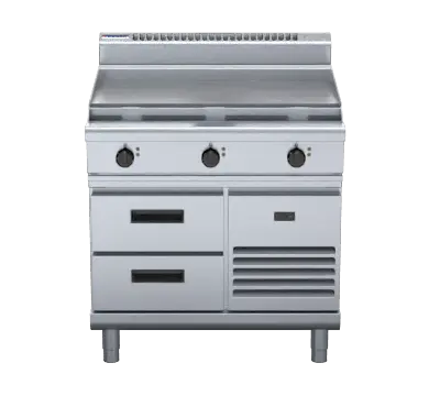 Waldorf 800 Series RN8609E-RB - 900mm Electric Cooktop Refrigerated Base