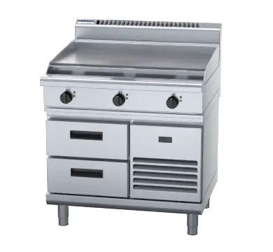 Waldorf 800 Series RN8609E-RB - 900mm Electric Cooktop Refrigerated Base