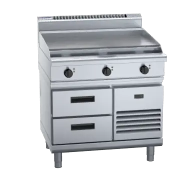 Waldorf 800 Series RN8609E-RB - 900mm Electric Cooktop Refrigerated Base