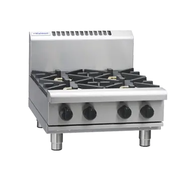 Waldorf 800 Series RNL8400G-B - 600mm Gas Cooktop Low Back Version Bench Model