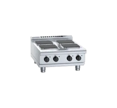Waldorf 800 Series RNL8400SE-B- 600mm Electric Cooktop Sealed Hobs Low Back Version - Bench Model