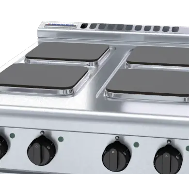 Waldorf 800 Series RNL8400SE-B- 600mm Electric Cooktop Sealed Hobs Low Back Version - Bench Model