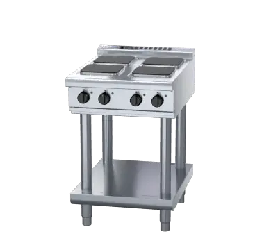 Waldorf 800 Series RNL8400SE-LS- 600mm Electric Cooktop Sealed Hobs Low Back Version - Leg Stand