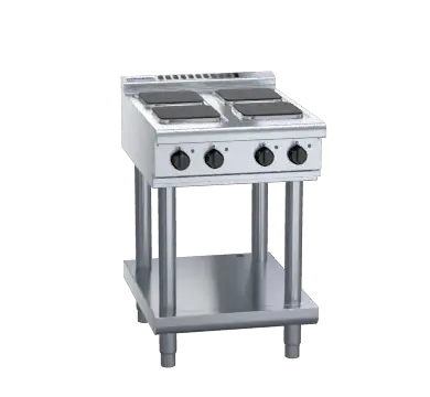 Waldorf 800 Series RNL8400SE-LS- 600mm Electric Cooktop Sealed Hobs Low Back Version - Leg Stand
