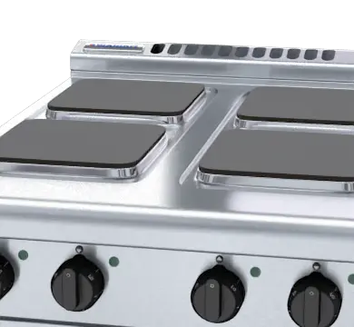 Waldorf 800 Series RNL8400SE-LS- 600mm Electric Cooktop Sealed Hobs Low Back Version - Leg Stand