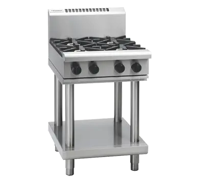 Waldorf 800 Series RNL8406G-LS - 600mm Gas Cooktop Low Back Version Leg Stand