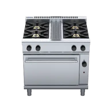 Waldorf 800 Series RNL8510G - 750mm Gas Range Static Oven Low Back Version