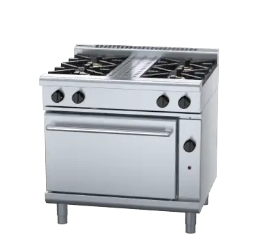 Waldorf 800 Series RNL8510G - 750mm Gas Range Static Oven Low Back Version