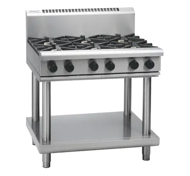 Waldorf 800 Series RNL8600G-LS - 900mm Gas Cooktop Low Back Version Leg Stand