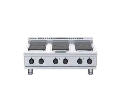 Waldorf 800 Series RNL8600SE-B - 900mm Electric Cooktop Sealed Hobs Low Back Version - Bench Model