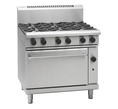 Waldorf 800 Series RNL8610G - 900mm Gas Range Static Oven Low Back Version