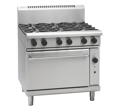 Waldorf 800 Series RNL8610GC - 900mm Gas Range Convection Oven Low Back Version