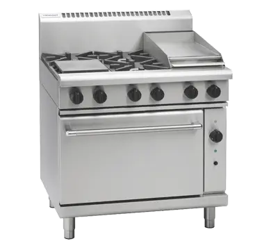 Waldorf 800 Series RNL8613GC - 900mm Gas Range Convection Oven Low Back Version