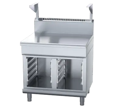 Waldorf 800 Series BT8900S-CB - 900mm Bench Top With Salamander Support Cabinet Base