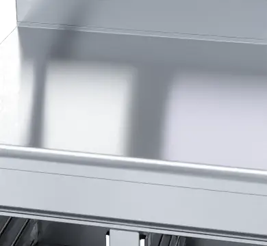 Waldorf 800 Series BT8900S-CB - 900mm Bench Top With Salamander Support Cabinet Base