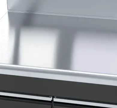 Waldorf Bold BTB8900S-CD - 900mm Bench Top With Salamander Support - Cabinet Base