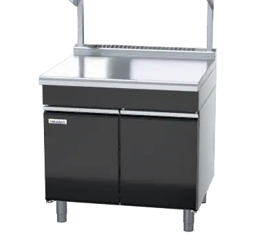 Waldorf Bold BTLB8900S-CD - 900mm Bench Top With Salamander Support Low Back Version - Cabinet Base