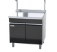 Waldorf Bold BTLB8900S-CD - 900mm Bench Top With Salamander Support Low Back Version - Cabinet Base